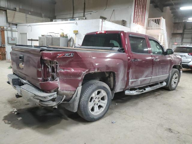 3GCUKSEC0EG335000 - 2014 CHEVROLET SILVERADO K1500 LTZ MAROON photo 3