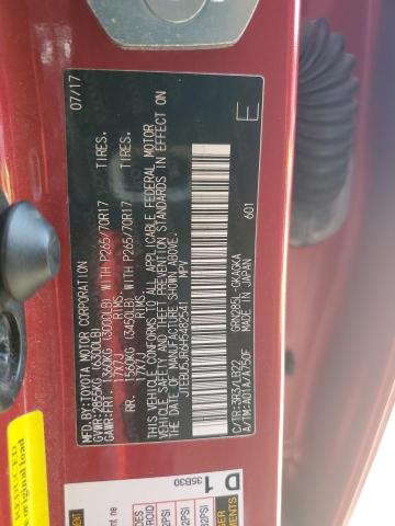 JTEBU5JR6H5482541 - 2017 TOYOTA 4RUNNER SR5/SR5 PREMIUM 红色 照片 13