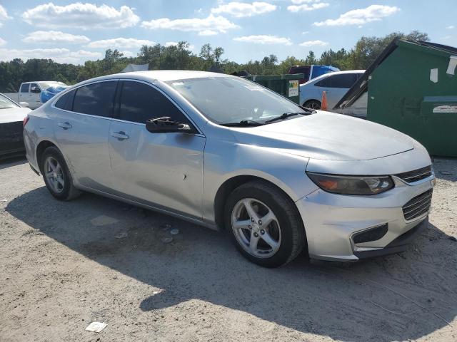 1G1ZB5STXHF203730 - 2017 CHEVROLET MALIBU LS 银色 照片 4