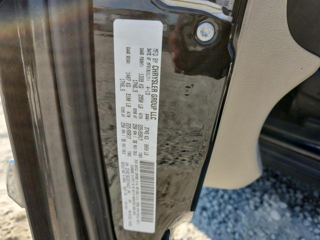 2C4RC1BG3DR744637 - 2013 CHRYSLER TOWN & COU TOURING أسود صورة 13