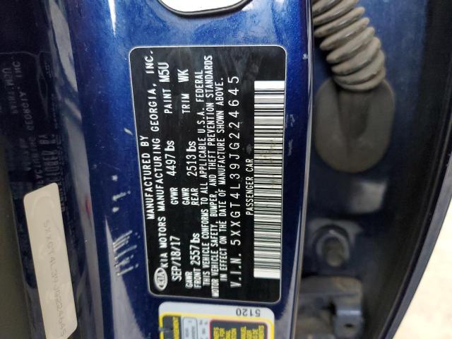 5XXGT4L39JG224645 - 2018 KIA OPTIMA LX Mavi foto 12