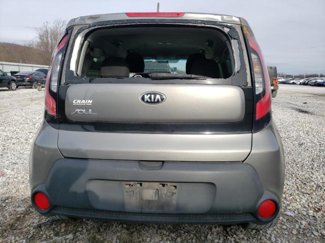 KNDJP3A52F7187494 - 2015 KIA SOUL + GRAY photo 6