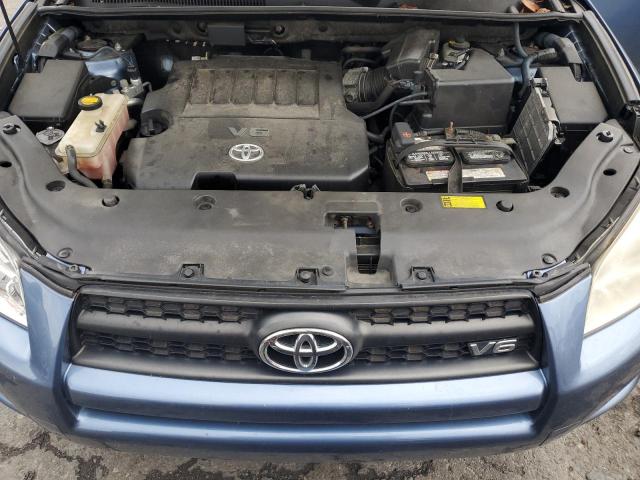JTMBK4DV4C5108662 - 2012 TOYOTA RAV4 BLUE photo 12