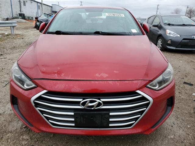 KMHD74LF2HU084472 - 2017 HYUNDAI ELANTRA SE RED photo 5