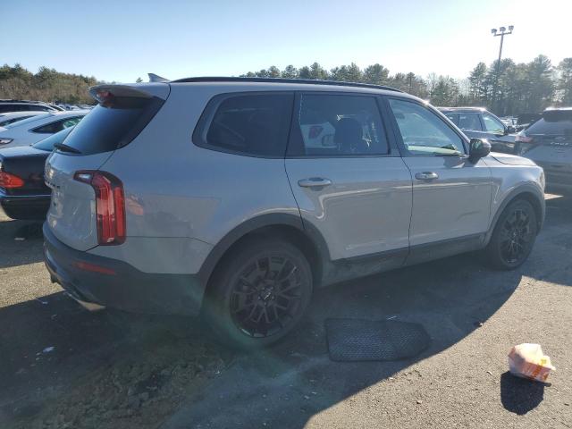 5XYP3DHC6NG255247 - 2022 KIA TELLURIDE EX GRAY photo 3