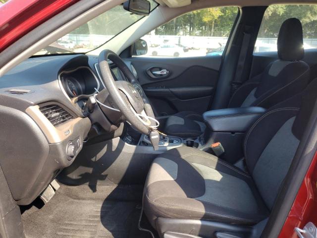 1C4PJLAB0GW135869 - 2016 JEEP CHEROKEE SPORT RED photo 7