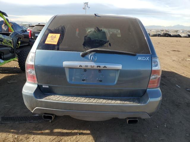 2HNYD18286H517791 - 2006 ACURA MDX BLUE photo 6