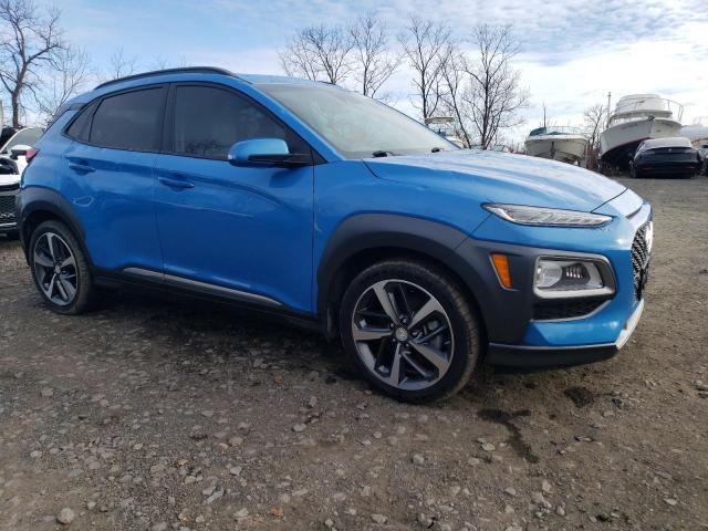 KM8K33A50MU617968 - 2021 HYUNDAI KONA LIMITED BLUE photo 4