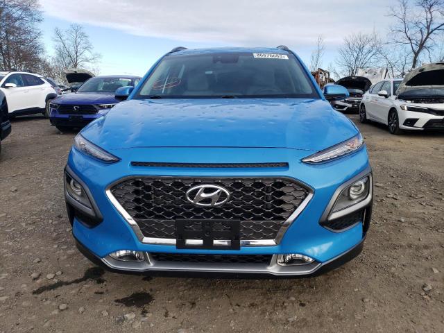 KM8K33A50MU617968 - 2021 HYUNDAI KONA LIMITED BLUE photo 5