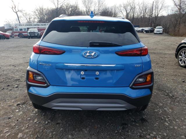 KM8K33A50MU617968 - 2021 HYUNDAI KONA LIMITED BLUE photo 6