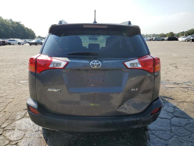 2T3WFREV9EW114938 - 2014 TOYOTA RAV4 XLE GRAY photo 6
