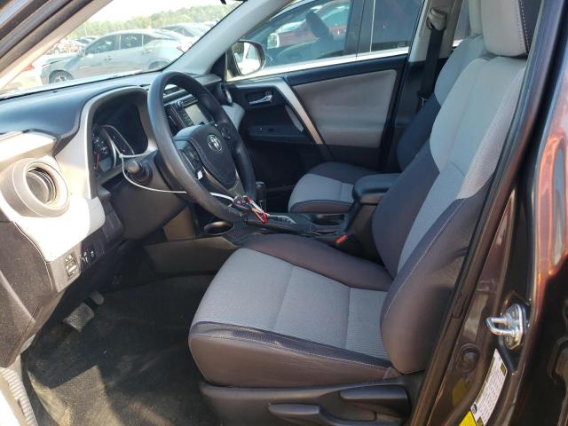 2T3WFREV9EW114938 - 2014 TOYOTA RAV4 XLE GRAY photo 7
