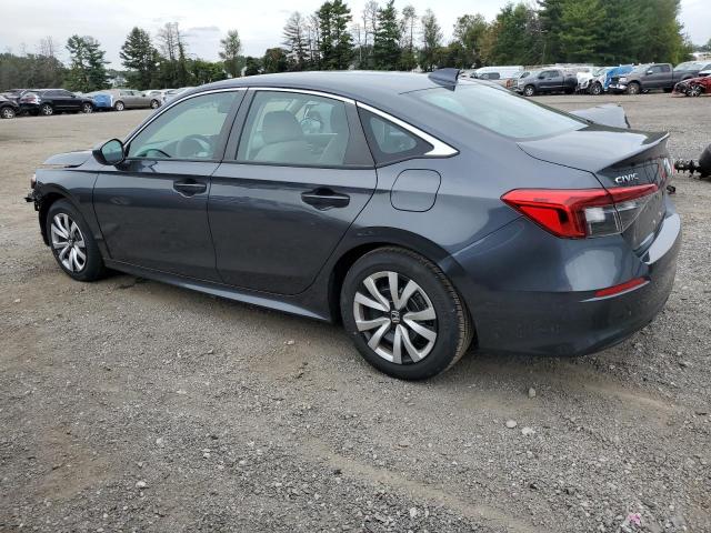 2HGFE2F29NH589912 - 2022 HONDA CIVIC LX GRAY photo 2