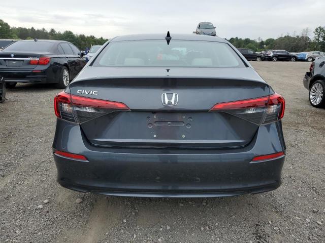 2HGFE2F29NH589912 - 2022 HONDA CIVIC LX GRAY photo 6