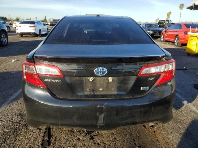 4T1BD1FK0EU138919 - 2014 TOYOTA CAMRY HYBRID BLACK photo 6