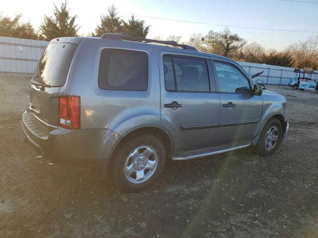 5FNYF48219B021436 - 2009 HONDA PILOT LX GRAY photo 3