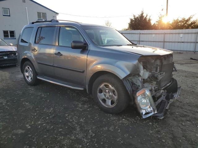 5FNYF48219B021436 - 2009 HONDA PILOT LX GRAY photo 4