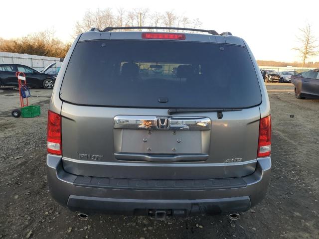 5FNYF48219B021436 - 2009 HONDA PILOT LX GRAY photo 6