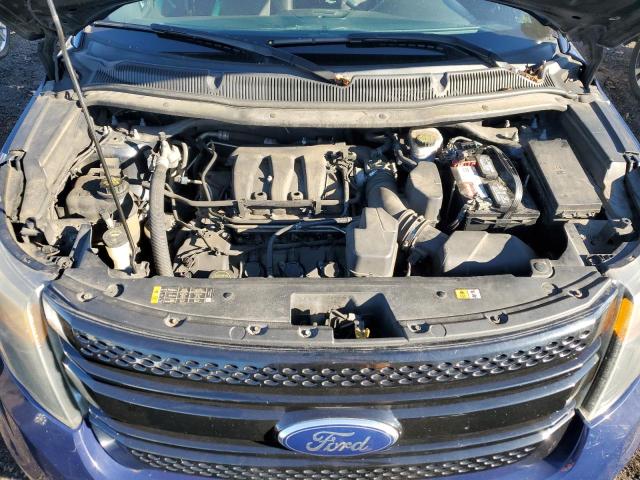 1FM5K8AR0EGA44747 - 2014 FORD EXPLORER POLICE INTERCEPTOR BLUE photo 11