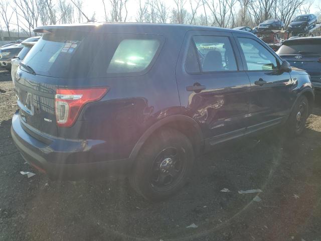 1FM5K8AR0EGA44747 - 2014 FORD EXPLORER POLICE INTERCEPTOR BLUE photo 3