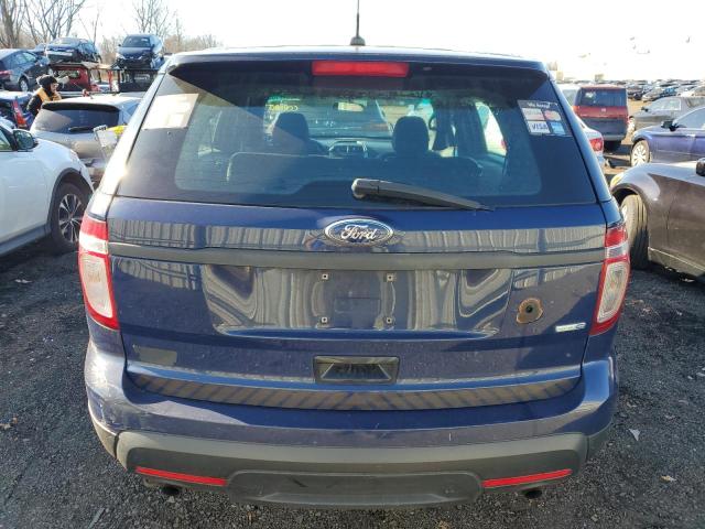 1FM5K8AR0EGA44747 - 2014 FORD EXPLORER POLICE INTERCEPTOR BLUE photo 6