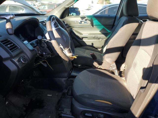 1FM5K8AR0EGA44747 - 2014 FORD EXPLORER POLICE INTERCEPTOR BLUE photo 7