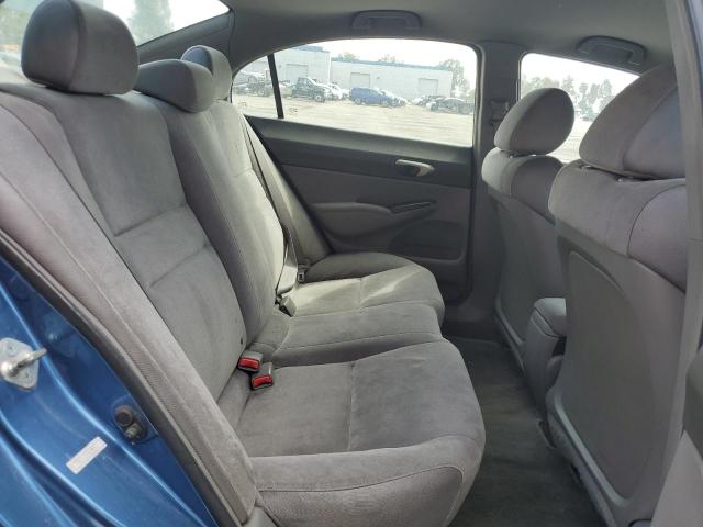 1HGFA15508L054573 - 2008 HONDA CIVIC LX BLUE photo 10