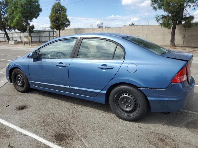 1HGFA15508L054573 - 2008 HONDA CIVIC LX BLUE photo 2