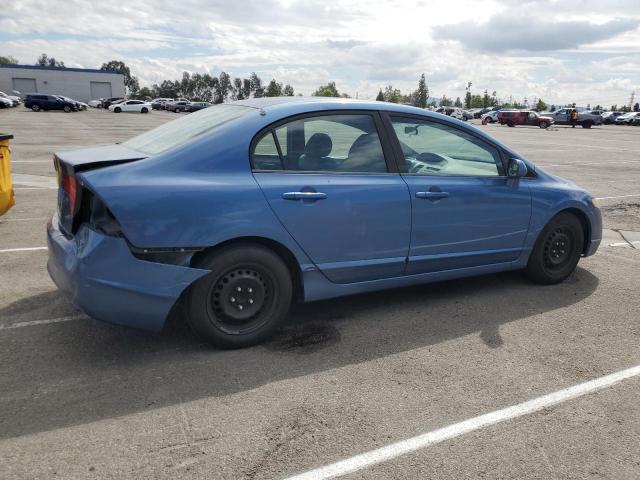 1HGFA15508L054573 - 2008 HONDA CIVIC LX BLUE photo 3