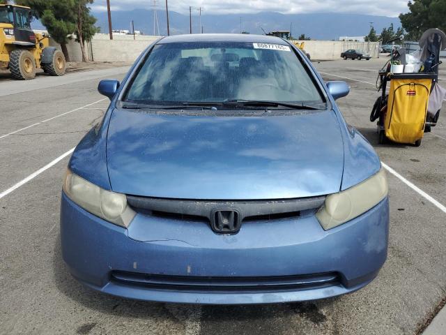 1HGFA15508L054573 - 2008 HONDA CIVIC LX BLUE photo 5