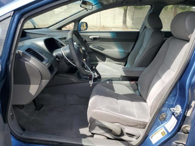 1HGFA15508L054573 - 2008 HONDA CIVIC LX BLUE photo 7