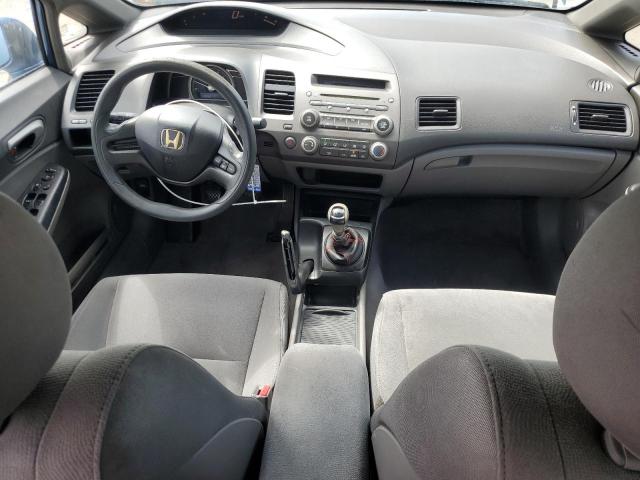 1HGFA15508L054573 - 2008 HONDA CIVIC LX BLUE photo 8