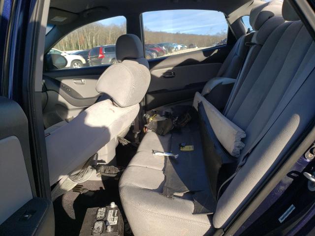 KMHDU46D88U325499 - 2008 HYUNDAI ELANTRA GLS BLUE photo 10