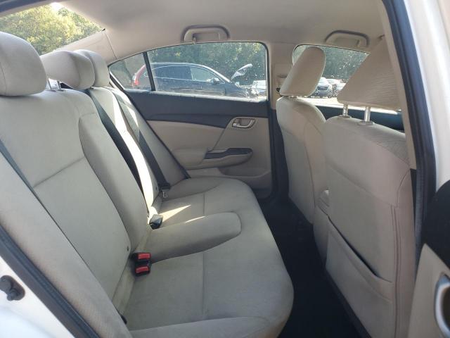 19XFB2F50DE004095 - 2013 HONDA CIVIC LX WHITE photo 10