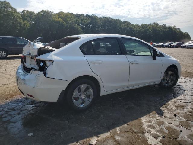 19XFB2F50DE004095 - 2013 HONDA CIVIC LX WHITE photo 3