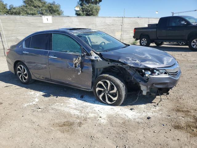 1HGCR2F75HA263532 - 2017 HONDA ACCORD EX Grau Foto 4