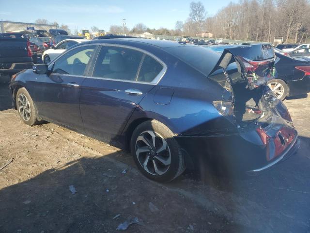 1HGCR2F75GA134009 - 2016 HONDA ACCORD EX BLUE photo 2