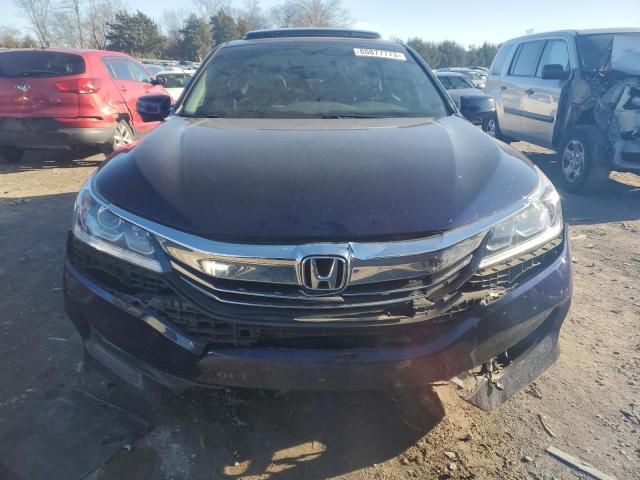 1HGCR2F75GA134009 - 2016 HONDA ACCORD EX BLUE photo 5