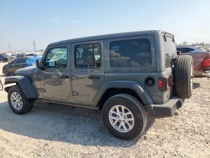 1C4HJXDN8PW628152 - 2023 JEEP WRANGLER SPORT Մոխրագույն լուսանկար 2