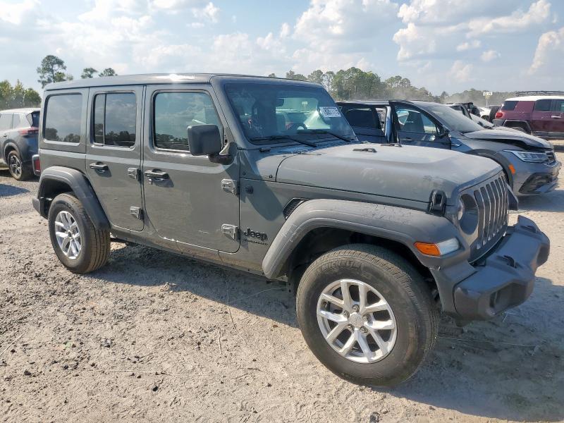 1C4HJXDN8PW628152 - 2023 JEEP WRANGLER SPORT Մոխրագույն լուսանկար 4