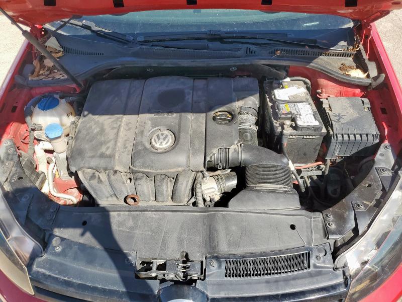 WVWBA7AJ2AW359760 - 2010 VOLKSWAGEN GOLF RED photo 11