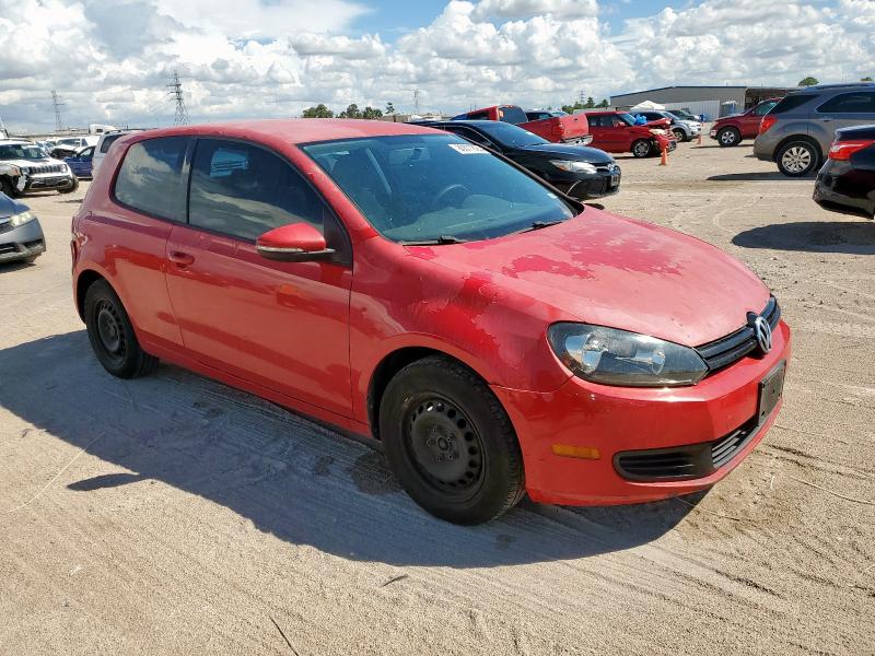 WVWBA7AJ2AW359760 - 2010 VOLKSWAGEN GOLF RED photo 4