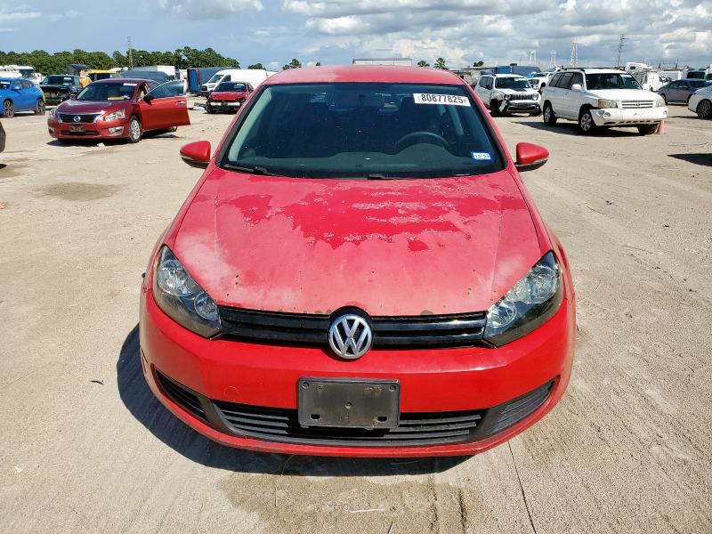 WVWBA7AJ2AW359760 - 2010 VOLKSWAGEN GOLF RED photo 5