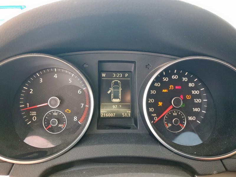 WVWBA7AJ2AW359760 - 2010 VOLKSWAGEN GOLF RED photo 9