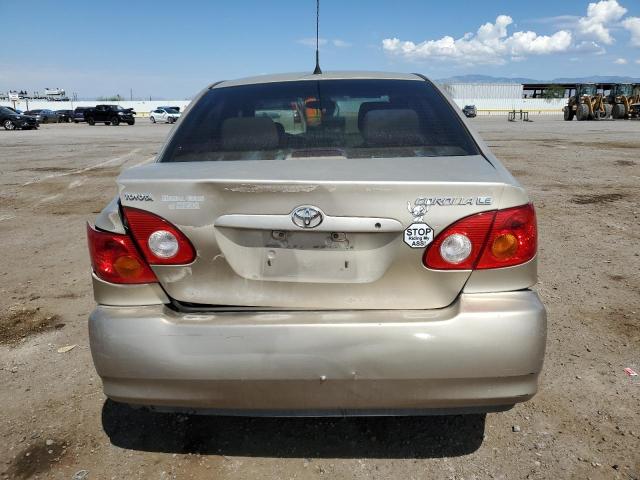 1NXBR32E64Z337047 - 2004 TOYOTA COROLLA CE BEIGE photo 6