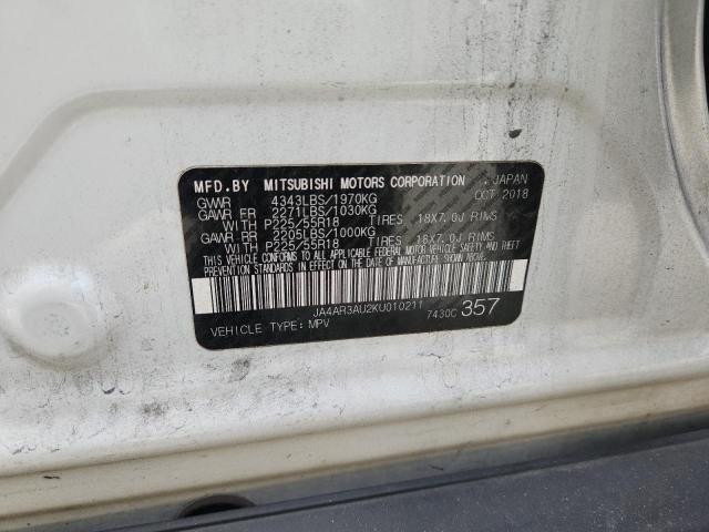 JA4AR3AU2KU010211 - 2019 MITSUBISHI OUTLANDER ES ვერცხლისფერი ფოტო 12