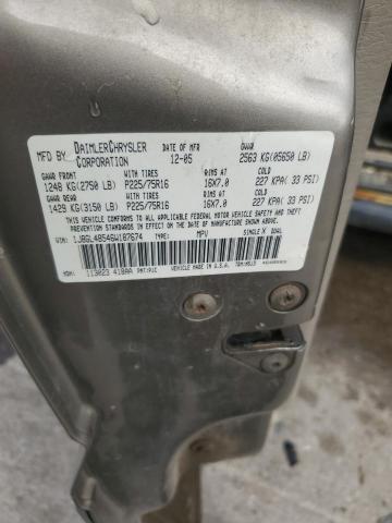 1J8GL48546W187674 - 2006 JEEP LIBERTY SPORT BEIGE photo 14