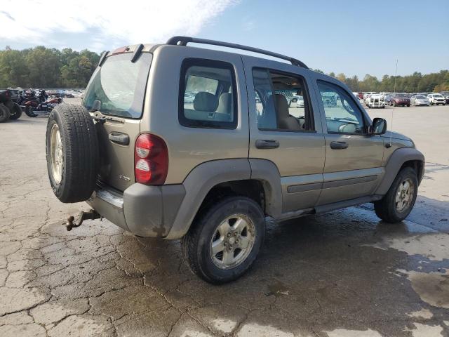 1J8GL48546W187674 - 2006 JEEP LIBERTY SPORT BEIGE photo 3