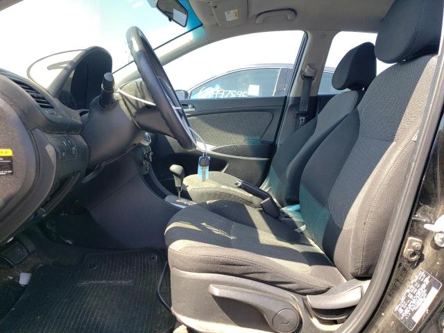 KMHCT5AE9EU184085 - 2014 HYUNDAI ACCENT GLS BLACK photo 7