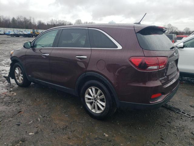 5XYPGDA31KG497695 - 2019 KIA SORENTO L BURGUNDY photo 2